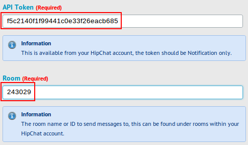 Adding HipChat API Tokens to the Module